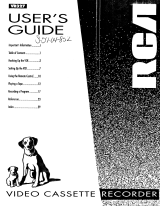 RCA VR327 User manual