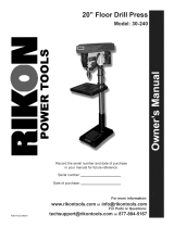 Rikon 30-240 Owner's manual