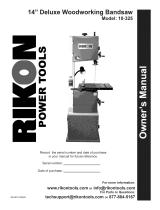 Rikon 10-325 Owner's manual