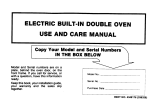 Roper B9458B3 Owner's manual