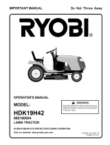 Ryobi 96016000401 Owner's manual