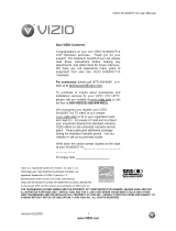 Vizio SV470XVT1A User manual