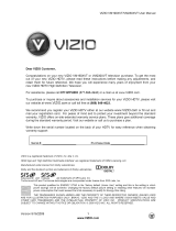 Vizio VM190XVT Owner's manual