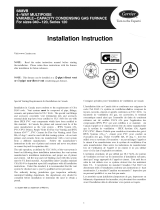 Carrier 58MVB120F10120 Installation guide