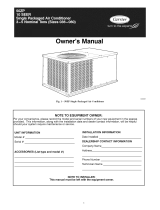 Carrier 50ZP060300 Owner's manual