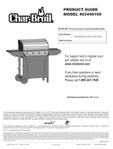 Char-Broil Char Broil Burner Liquid Propane Gas Grill Owner's manual