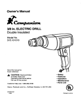 COMPANION 315101010 Owner's manual