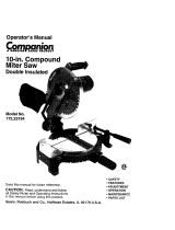 COMPANION 17223194 Owner's manual