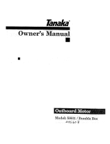 Tanaka 58611 Owner's manual