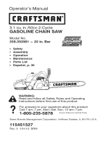 Craftsman 358350981 Owner's manual
