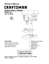 Craftsman 137219080 Owner's manual