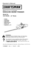 Craftsman 358796390 Owner's manual