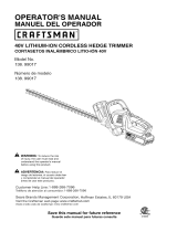 Craftsman 13899017 Owner's manual