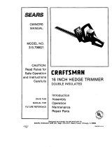 Craftsman 315796621 Owner's manual