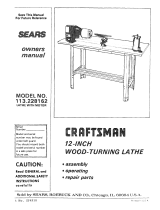 Craftsman 113228162 Owner's manual