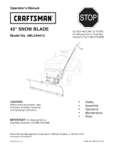 Craftsman 486244412 Owner's manual