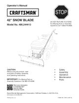 Craftsman 486244413 Owner's manual