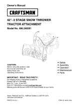 Craftsman 486248391 Owner's manual