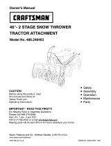 Craftsman 486248463 Owner's manual