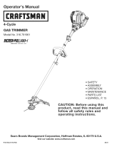 Craftsman 316791961 Owner's manual