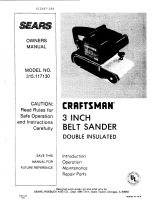 Craftsman 315117130 Owner's manual