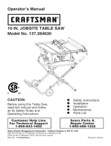 Craftsman 137284630 Owner's manual