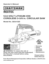 Craftsman nextec 320.61325 Owner's manual