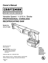 Craftsman 315271290 Owner's manual