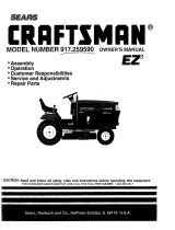 Craftsman 917259590 Owner's manual