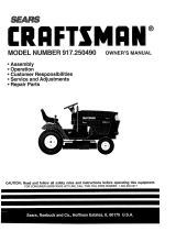 Craftsman 917250490 Owner's manual