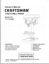 Craftsman 137219090 Owner's manual
