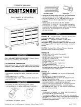 Craftsman 70631011 Owner's manual