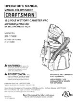 Craftsman 315175980 Owner's manual