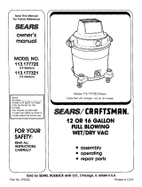 Craftsman 113.177720 Owner's manual