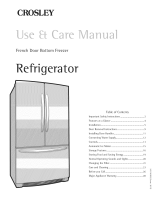 Crosley CFD28SDS6 Owner's manual