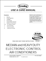Crosley CAHE12ERA Owner's manual
