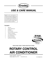Crosley CAE5M11 Owner's manual