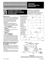 Kenmore GSD750T-62BA Installation guide