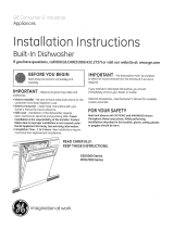 GE PDWF788P10SS Installation guide