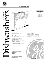 GE PDW7880J00SS Owner's manual