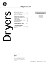 GE DSKS333EC4WW Owner's manual