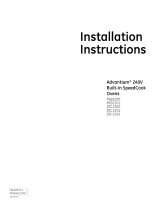 GE ZSC2200NWW01 Installation guide