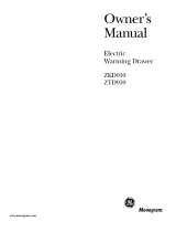 GE ZKD910WF3WW Owner's manual
