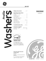 GE WPRB9220DCWW Owner's manual