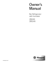 GE ZIBI240PBII Owner's manual