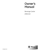 GE ZDBC240NCBS Owner's manual