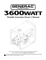 Generac 1576-0 Owner's manual