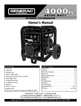 Generac Portable Products 4000XL 9777-2 Owner's manual