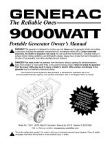 Generac 1338-1 Owner's manual