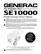 Generac SE10000 Owner's manual